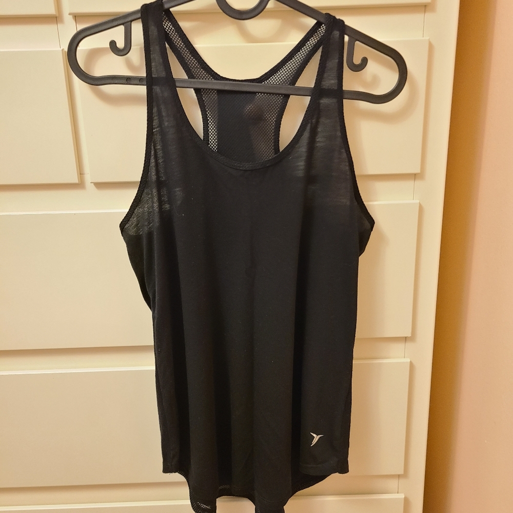 Old Navy Black Athletic Workout Top